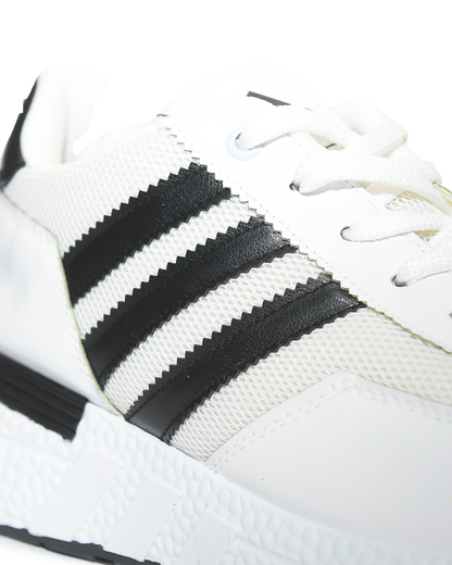 Fashion / Sportive Sneaker from Mixed chamois and textile For Men