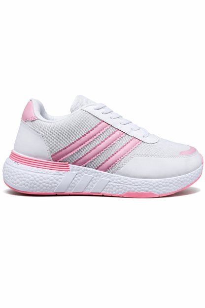 كوتشي فاشون شمواة ممزوج بقماش شبكي جيد التهوية حريمي