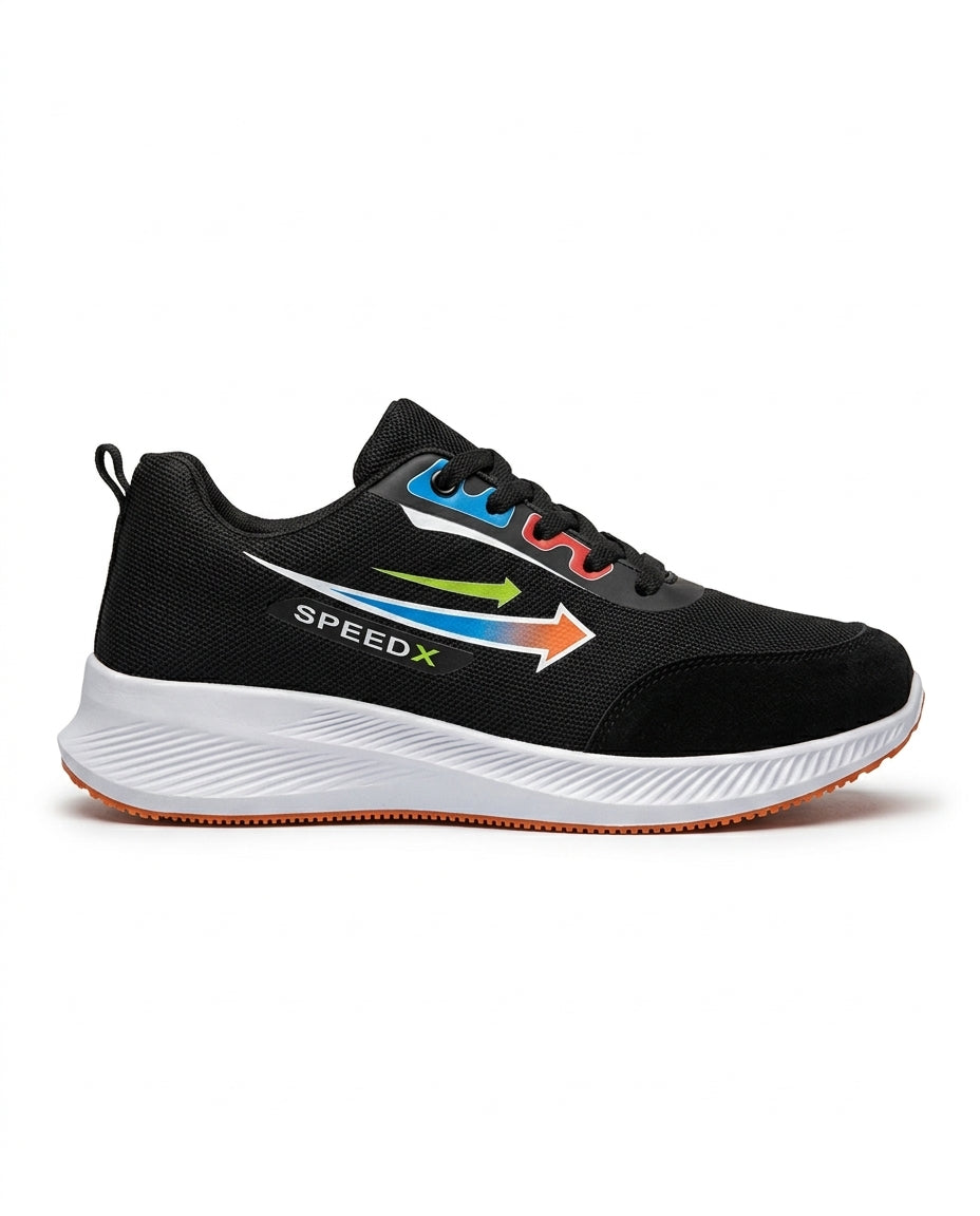 7236 - Fashion / Sportive Sneaker from Mixed chamois and textile For Men
