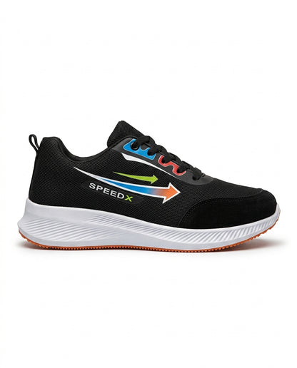 7236 - Fashion / Sportive Sneaker from Mixed chamois and textile For Men