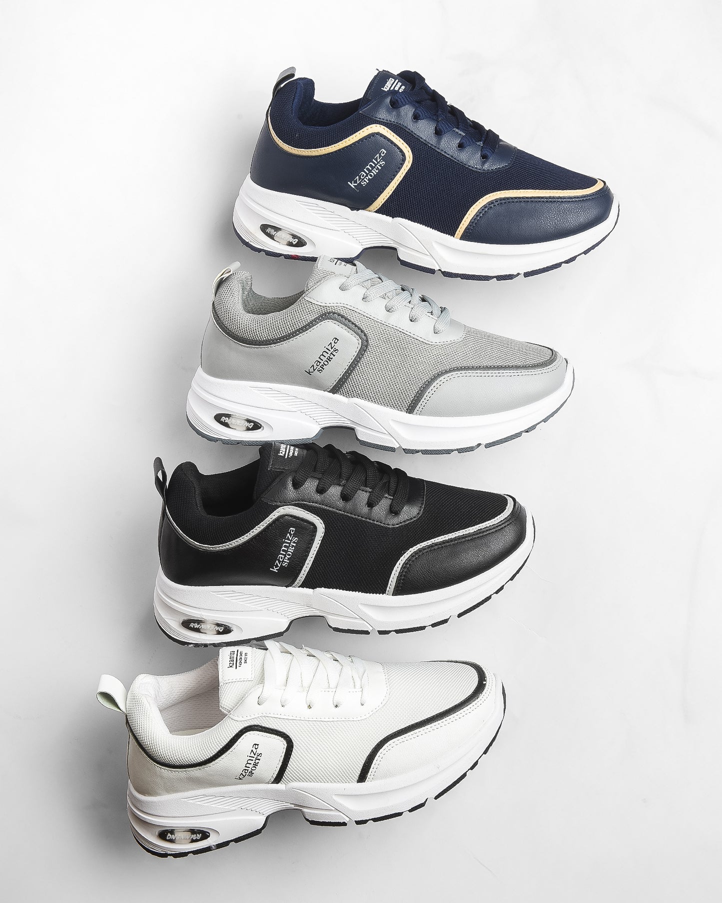 Casual sneakers from leather for men