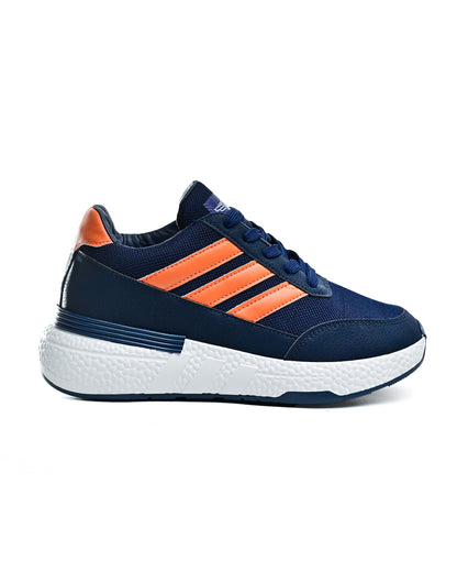 W072/1 - Sportive Sneakers ,  From Knit Textile For Women