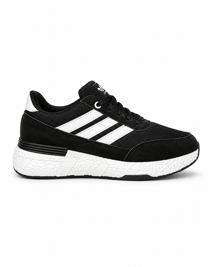 M600 - Fashion / Sportive Sneaker from Mixed chamois and textile For Men