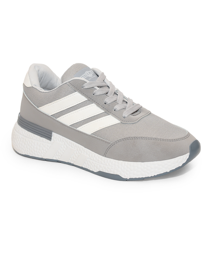 M600 - Fashion / Sportive Sneaker from Mixed chamois and textile For Men