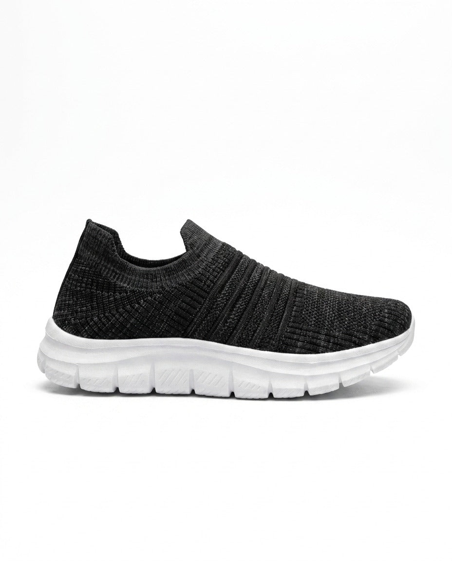 MR305 - Sportive Canvas Sock Sneakers For Men