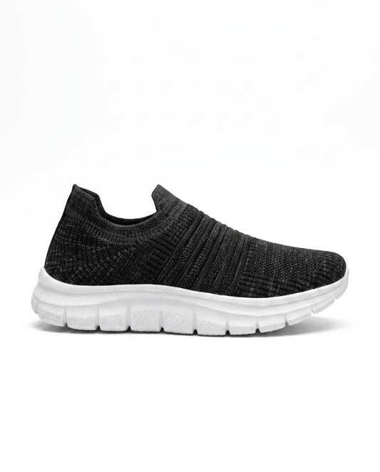 MR305 - Sportive Canvas Sock Sneakers For Men