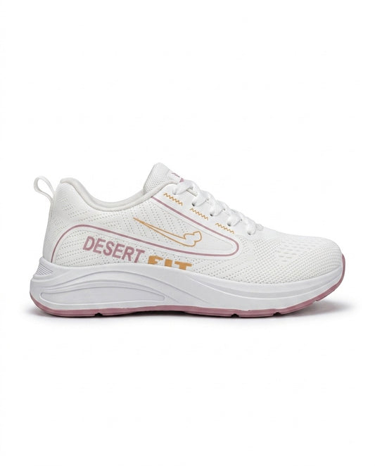 S744 - Sportive Sneakers , From Knit Textile For Women