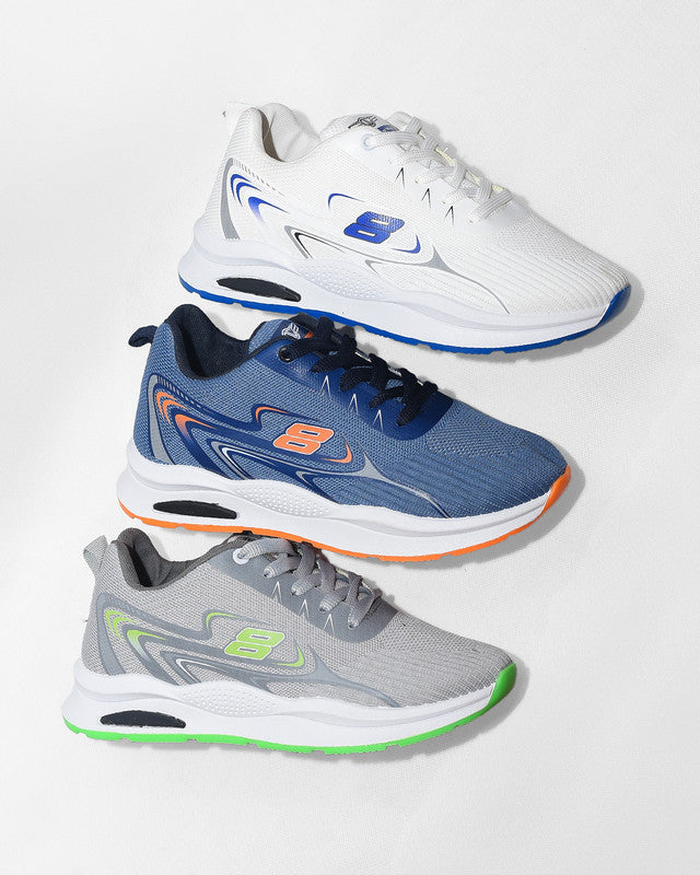 S784 - Sportive Lace-up Sneakers For Men