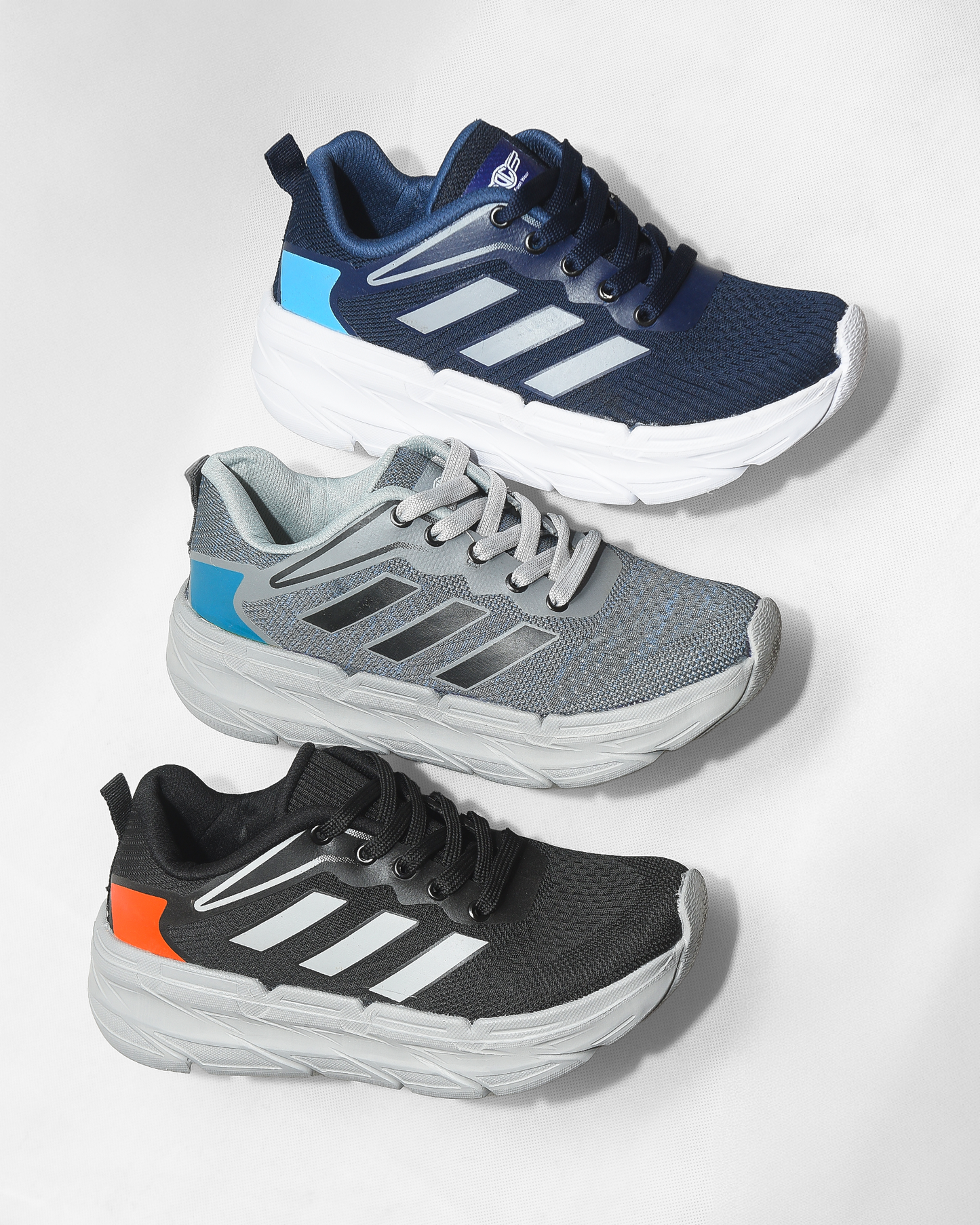 Sportive Light-Weight Lace-up Sneakers For Men