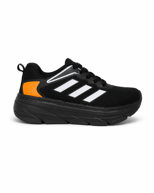 Sportive Light-Weight Lace-up Sneakers For Men