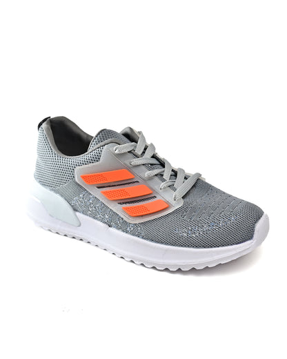 B1000 - Sportive Lace-up Sneakers From Knit Textile For Men