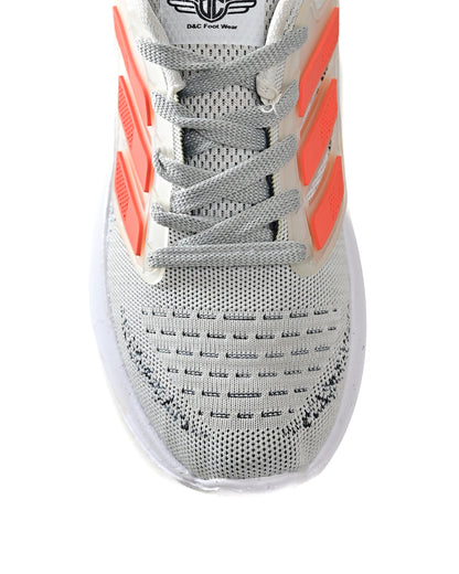 B1000 - Sportive Lace-up Sneakers From Knit Textile For Men
