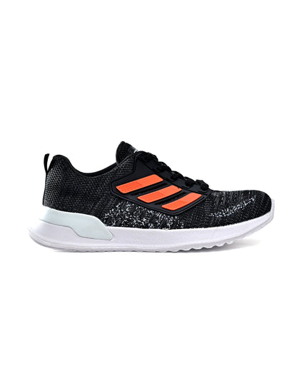 B1000 - Sportive Lace-up Sneakers From Knit Textile For Men