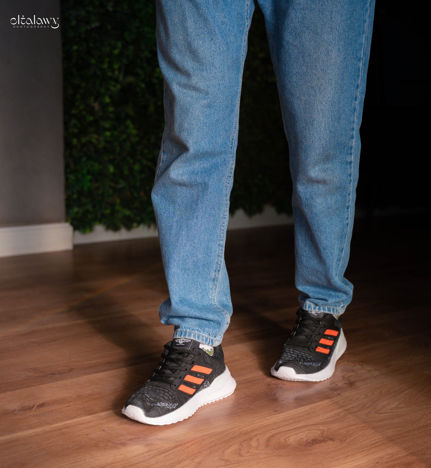 B1000 - Sportive Lace-up Sneakers From Knit Textile For Men