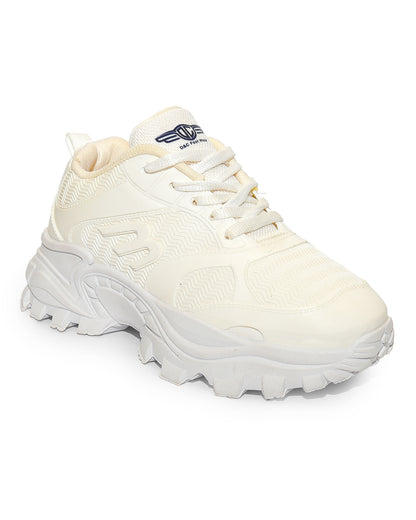B6003 - Fashion chucky sole sneaker for women