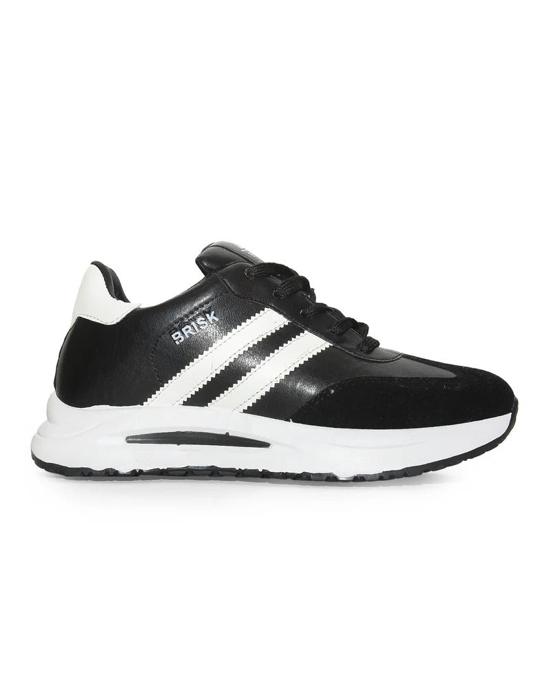 B61 - Fashion Lace-Up White Sneakers For Women