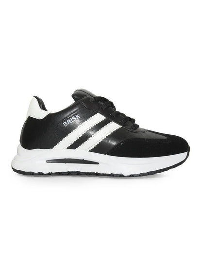B61 - Fashion Lace-Up White Sneakers For Women