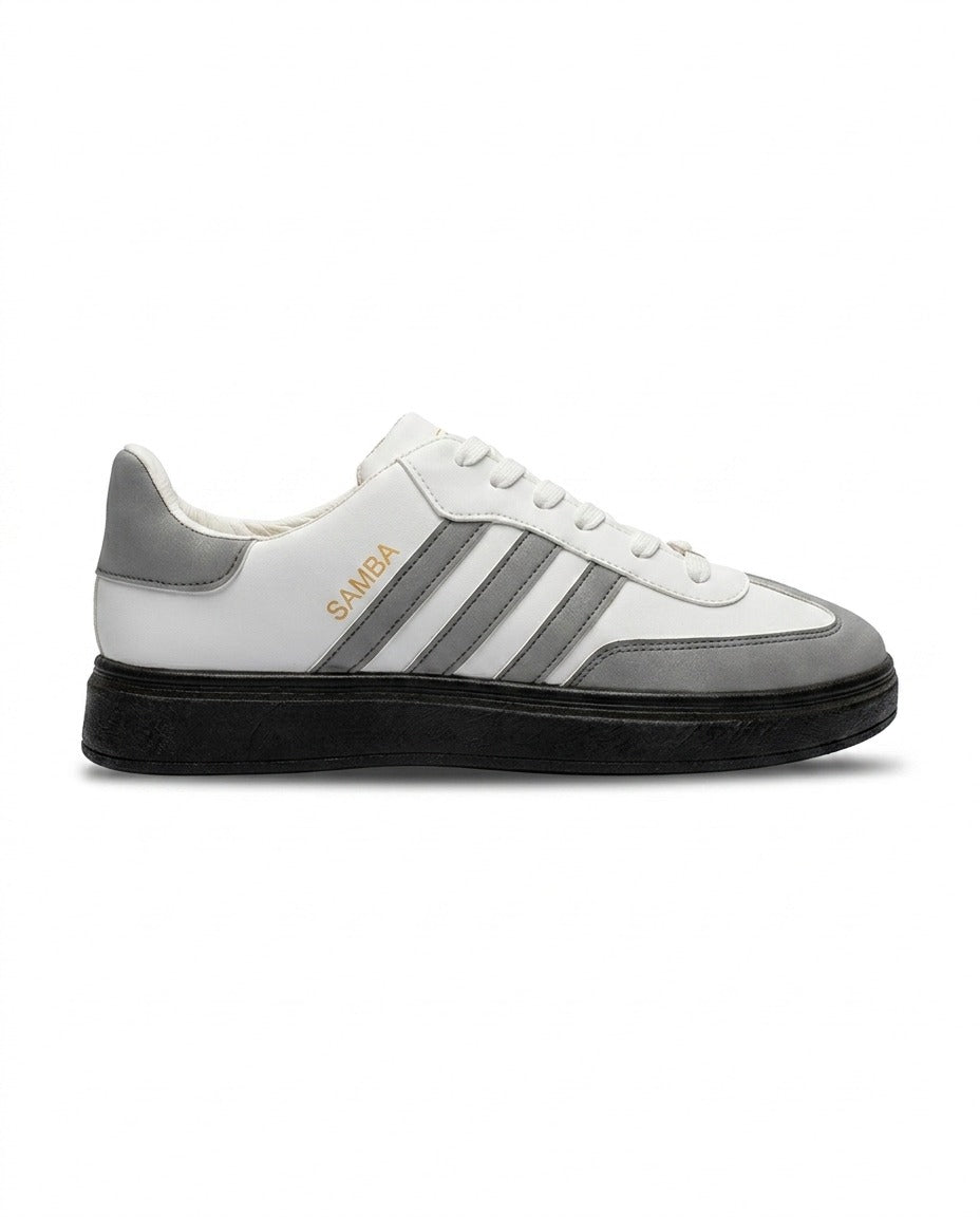 C104 - Fashion / Sportive multicolor lace-up sneakers for men