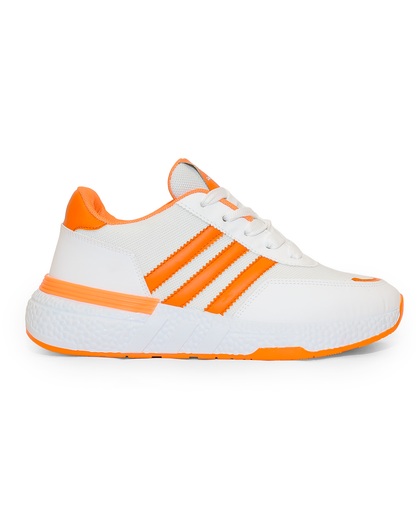 D50 - Fashion / Sportive Sneaker from Mixed chamois and textile For Men