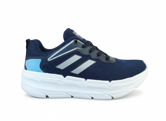 Sportive Light-Weight Lace-up Sneakers For Men