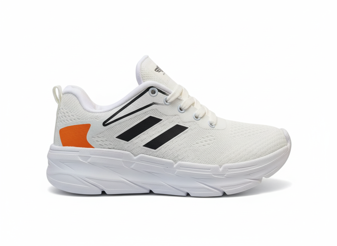 Sportive Light-Weight Lace-up Sneakers For Men