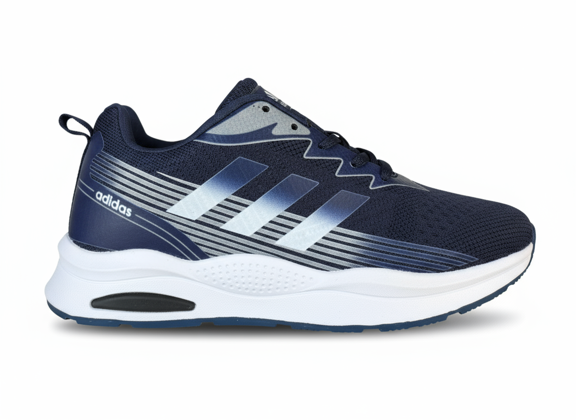 Sportive sneaekrs from knit textile for men