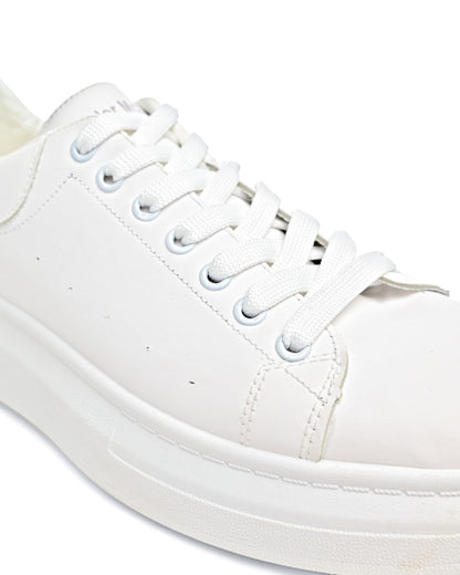 MX21/1 - Basic Lace-up Flat Sneakers For Men