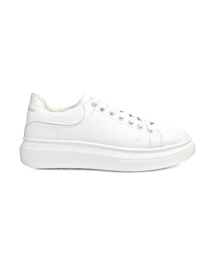 MX21/1 - Basic Lace-up Flat Sneakers For Men