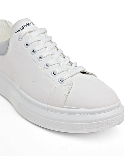 MX21/1 - Basic Lace-up Flat Sneakers For Men