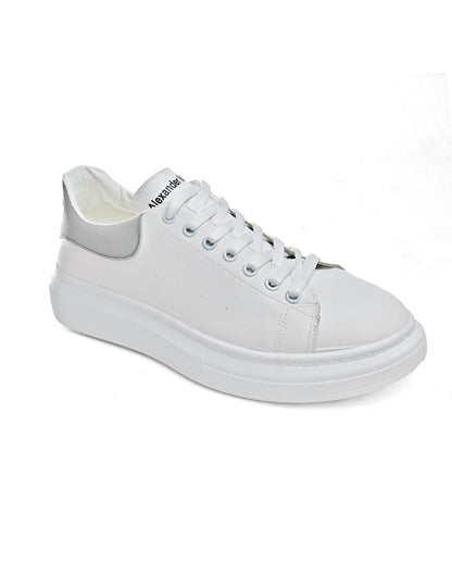 MX21/1 - Basic Lace-up Flat Sneakers For Men