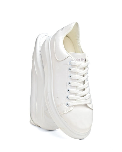MX21/1 - Basic Lace-up Flat Sneakers For Men