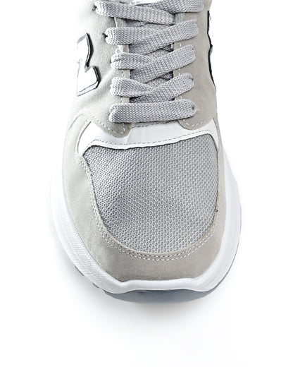 N999 - Fashion / Sportive Sneaker from Mixed chamois and textile For Men