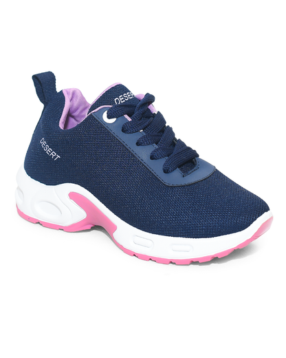 S509/2 - Basic Canvas Lace-up Sneakers For Kids