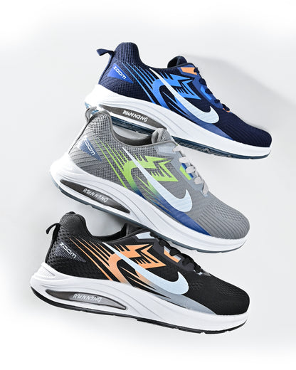 S726 - Sportive sneaekrs from knit textile for men