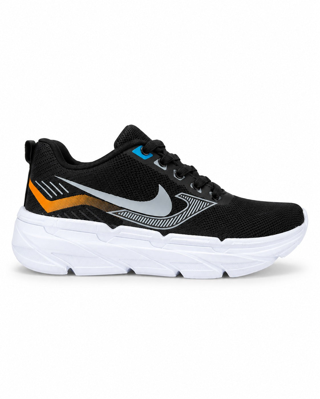 S757/1 - Sportive Comfy Printed Running Shoe Textile For Men