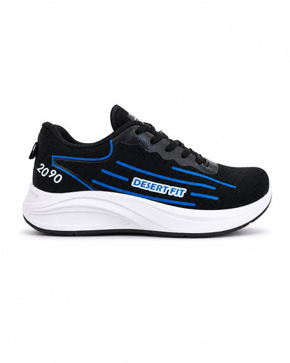 S766/2 - Sportive Sneakers , From Knit Textile For Women