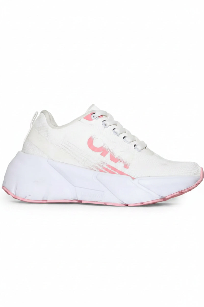 S782/1 - Sportive Sneakers , Imported Materials, From Knit Textile For Women